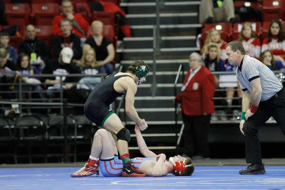 Zack Smith wrestling