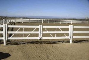 Vinyl Horse Fence Picture