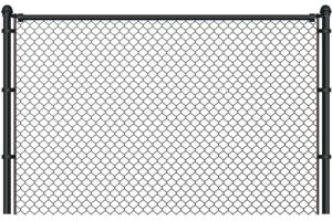 Chain Link Fencing; black chain link fence