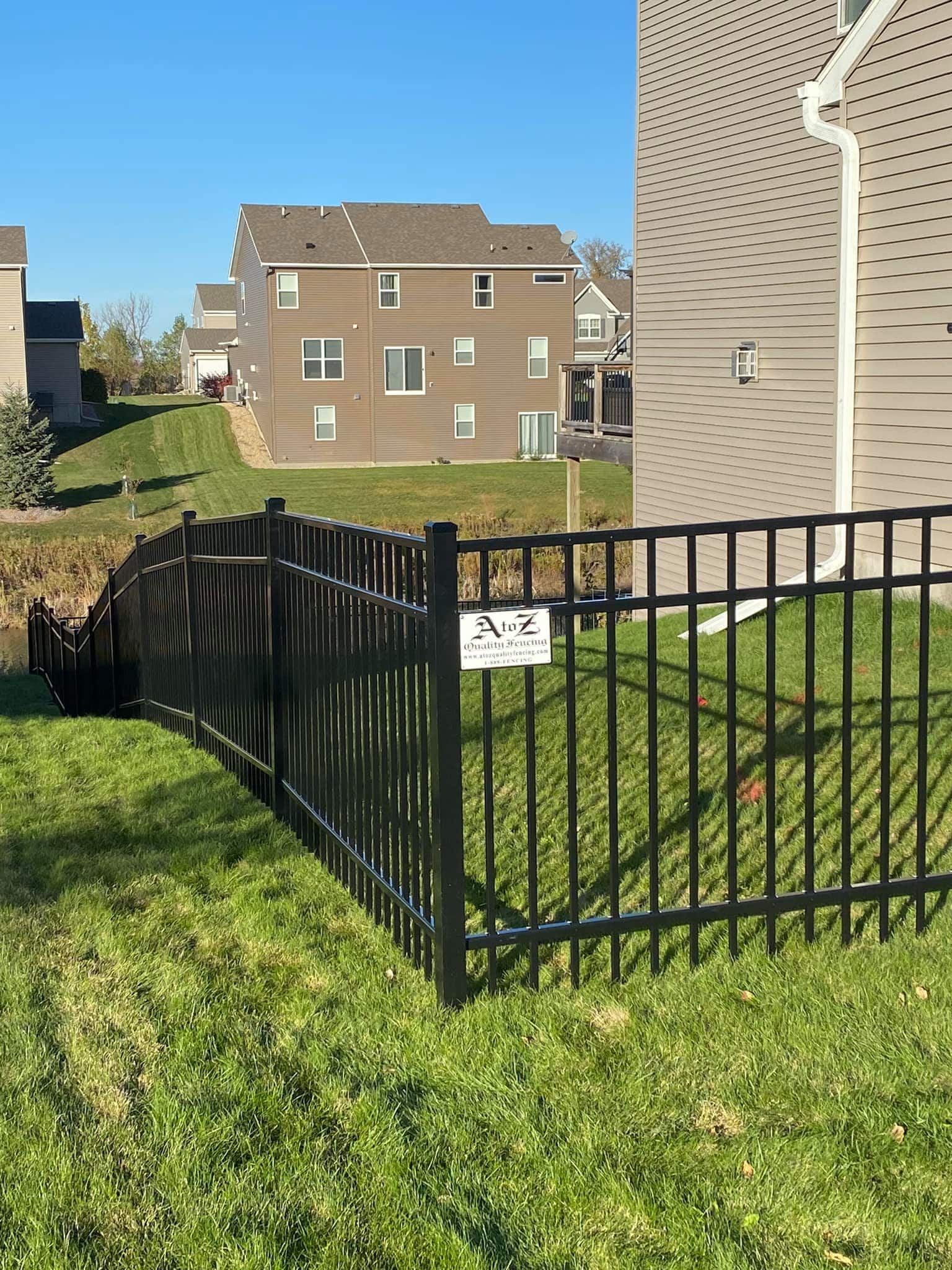 most common aluminum fence style